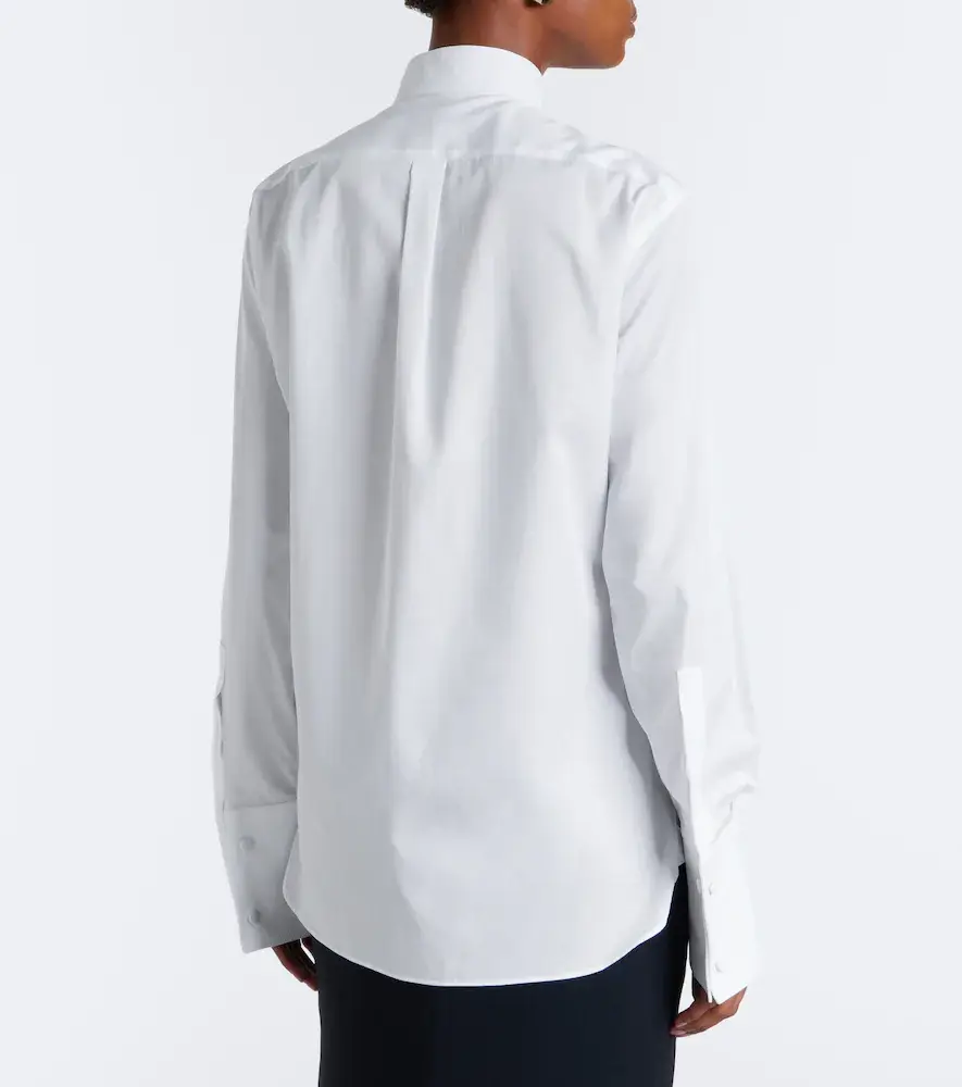 Tom Ford Cotton twill tuxedo shirt | Thumbnail 6 Tom Ford Cotton twill tuxedo shirt | Thumbnail 6
