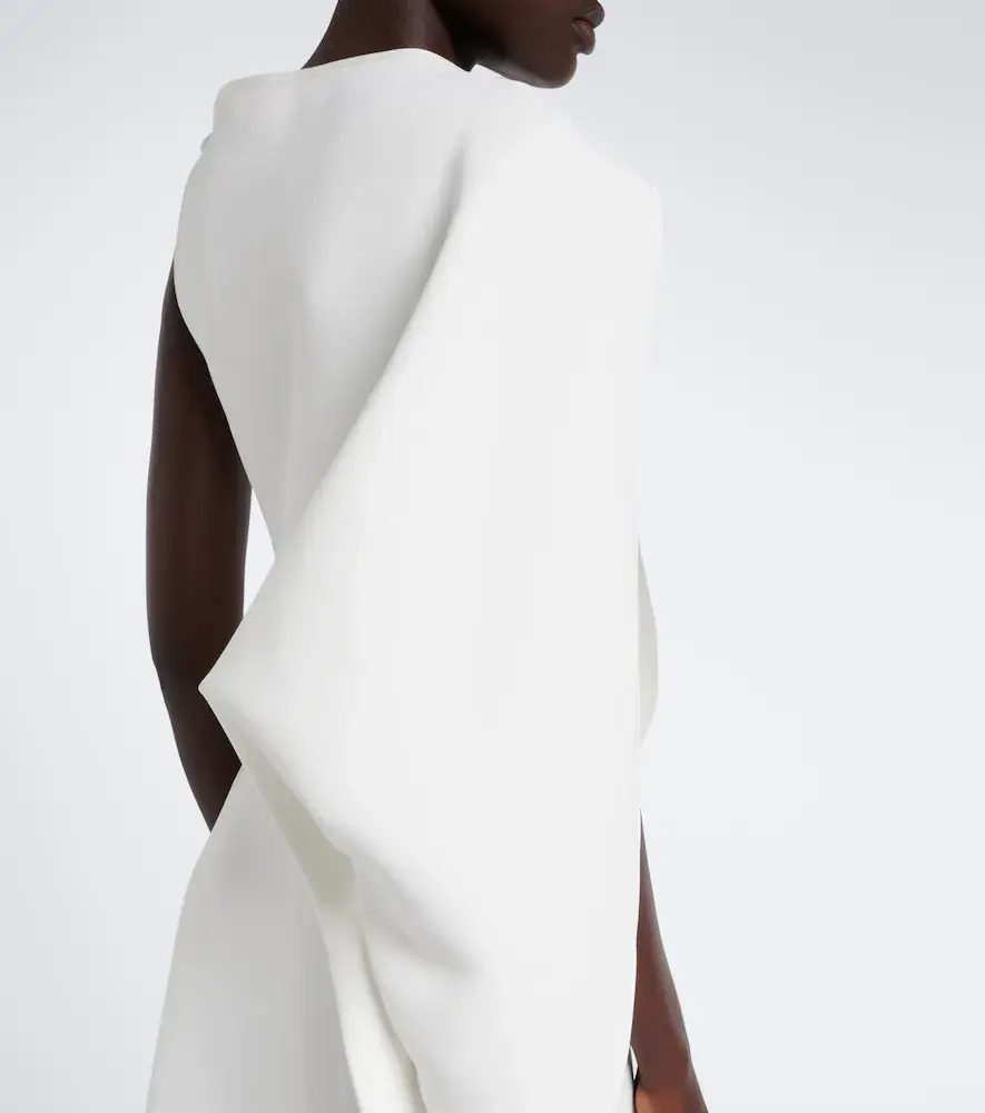 Maticevski Prosper asymmetric draped midi dress | Thumbnail 2 Maticevski Prosper asymmetric draped midi dress | Thumbnail 2