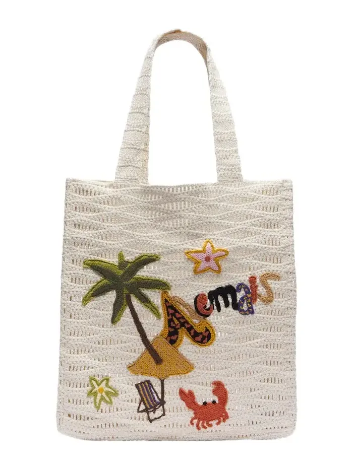 Island Cove Large crochet tote bag