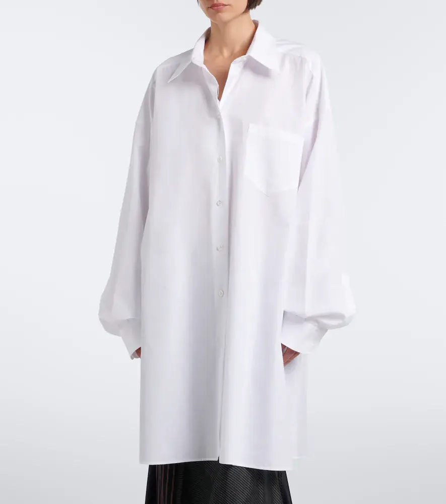 Maison Margiela Oversized cotton poplin shirt | Thumbnail 8 Maison Margiela Oversized cotton poplin shirt | Thumbnail 8