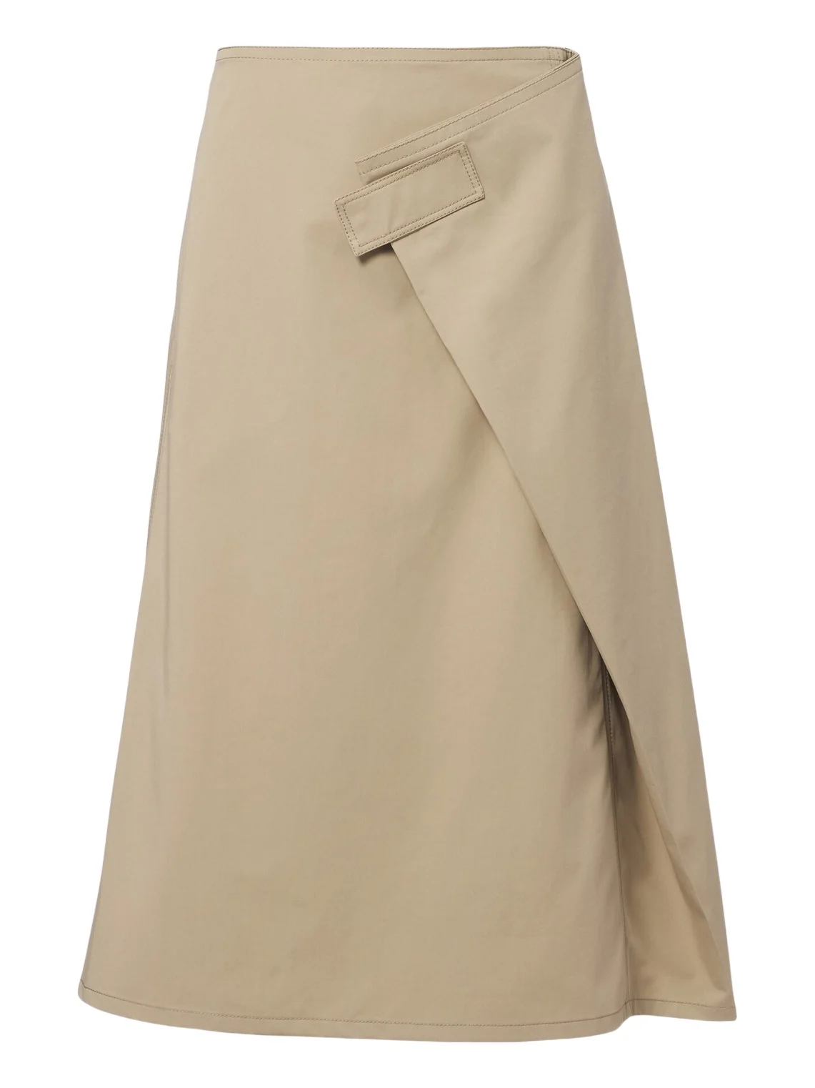 Cotton wrap skirt