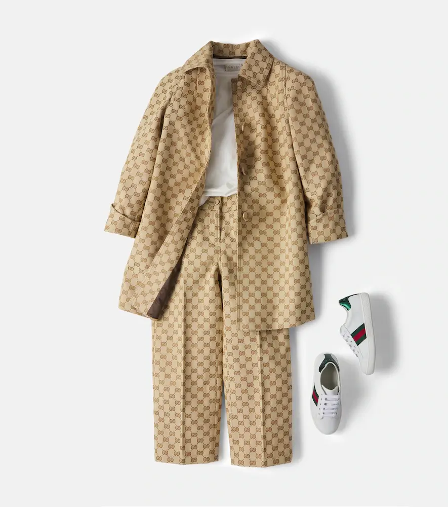 Gucci Kids GG cotton-blend coat | Thumbnail 4 Gucci Kids GG cotton-blend coat | Thumbnail 4