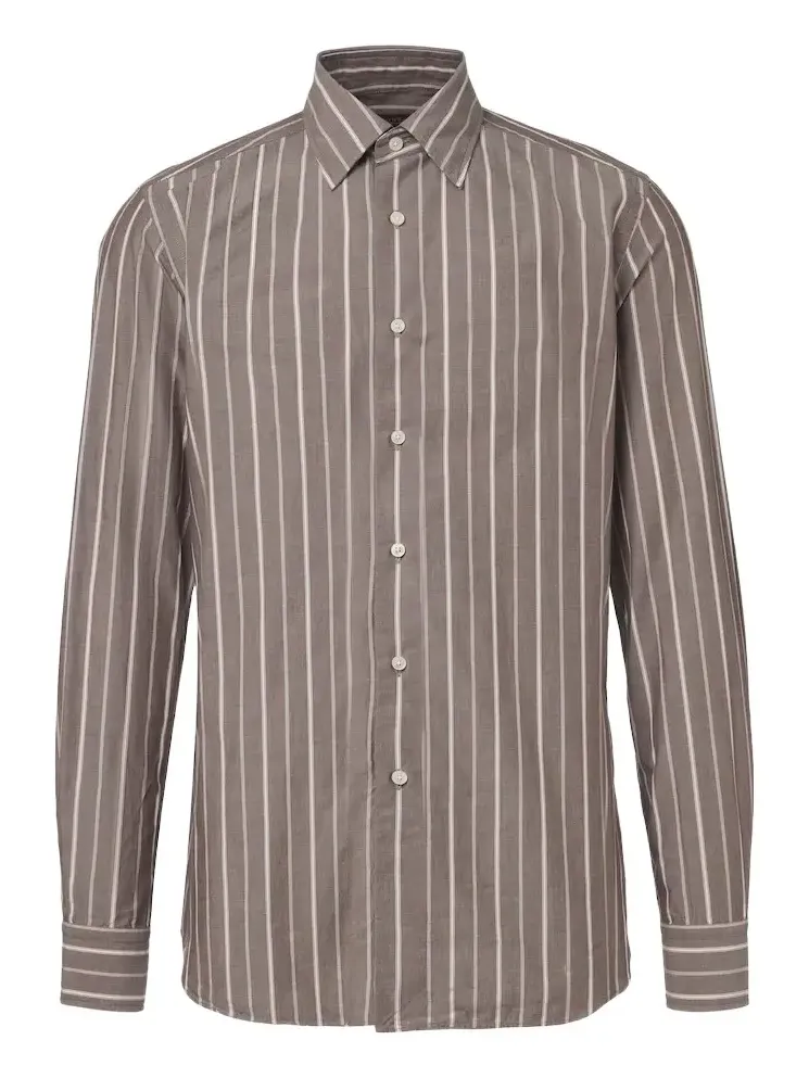 Slowear Striped cotton shirt