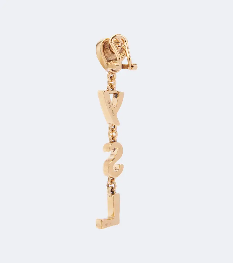 Saint Laurent YSL Paris drop earrings | Thumbnail 2 Saint Laurent YSL Paris drop earrings | Thumbnail 2