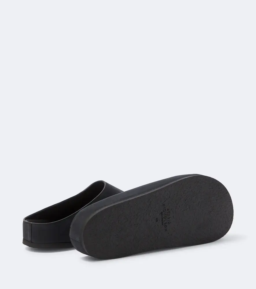 Studio Nicholson Wearing leather mules | Thumbnail 4 Studio Nicholson Wearing leather mules | Thumbnail 4