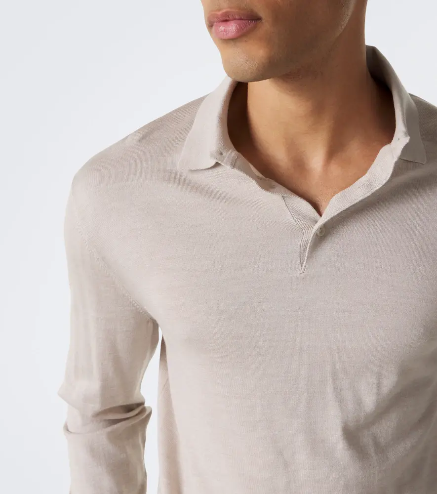 AGNONA Wool, silk and cashmere polo sweater | Thumbnail 2 AGNONA Wool, silk and cashmere polo sweater | Thumbnail 2