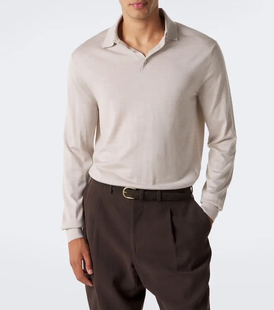 AGNONA Wool, silk and cashmere polo sweater | Thumbnail 6 AGNONA Wool, silk and cashmere polo sweater | Thumbnail 6
