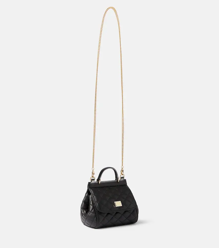 Dolce & Gabbana Kids Quilted leather top-handle bag | Thumbnail 2 Dolce & Gabbana Kids Quilted leather top-handle bag | Thumbnail 2