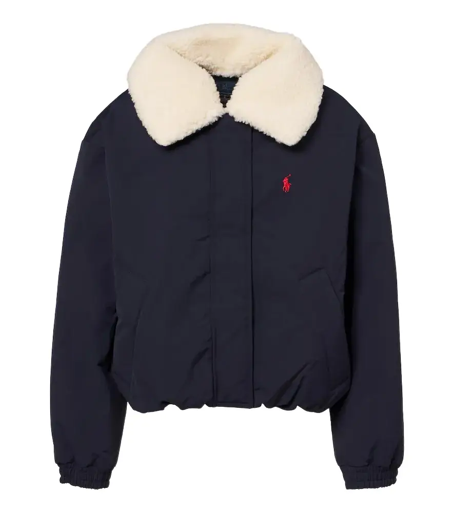 Polo Ralph Lauren Teddy-trimmed technical down jacket | Image 1 Polo Ralph Lauren Teddy-trimmed technical down jacket | Image 1