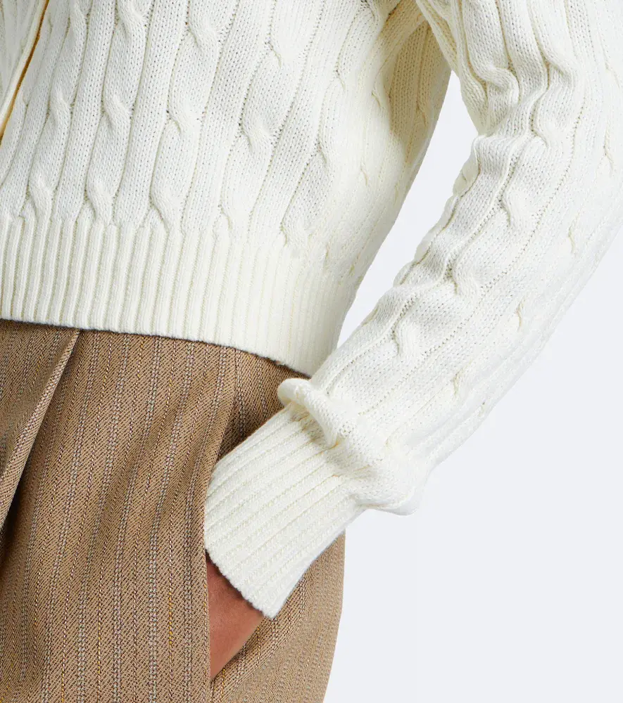 Polo Ralph Lauren Cable-knit cotton cardigan | Thumbnail 3 Polo Ralph Lauren Cable-knit cotton cardigan | Thumbnail 3