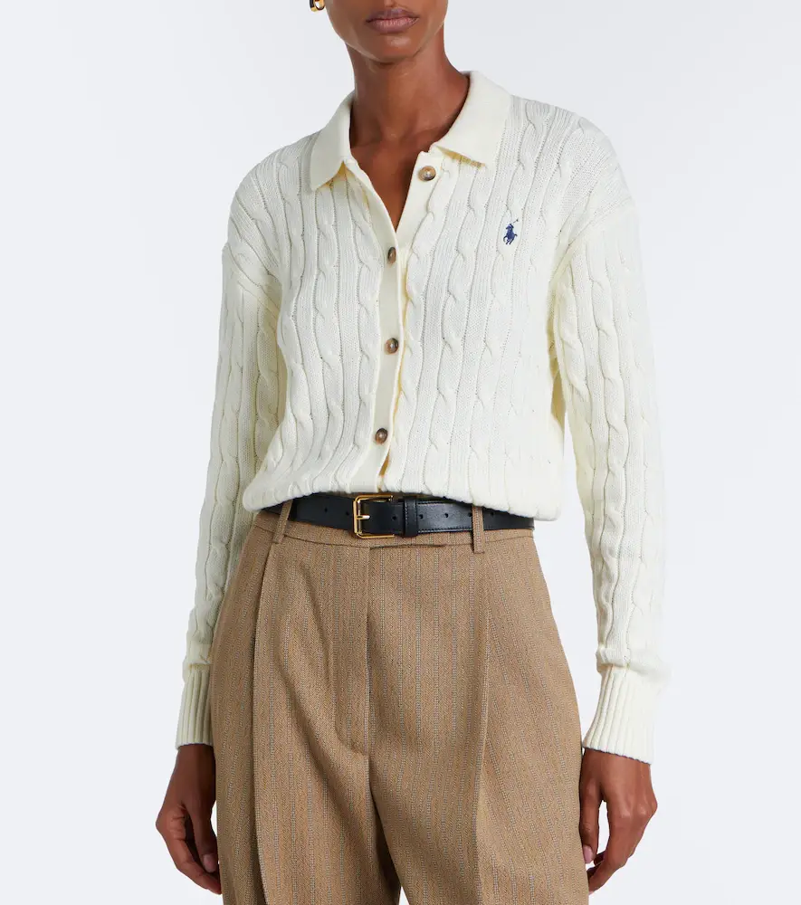 Polo Ralph Lauren Cable-knit cotton cardigan | Thumbnail 5 Polo Ralph Lauren Cable-knit cotton cardigan | Thumbnail 5