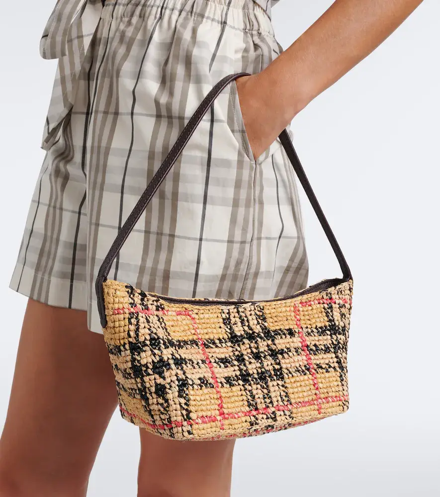 Burberry Margate Mini raffia shoulder bag | Thumbnail 6 Burberry Margate Mini raffia shoulder bag | Thumbnail 6