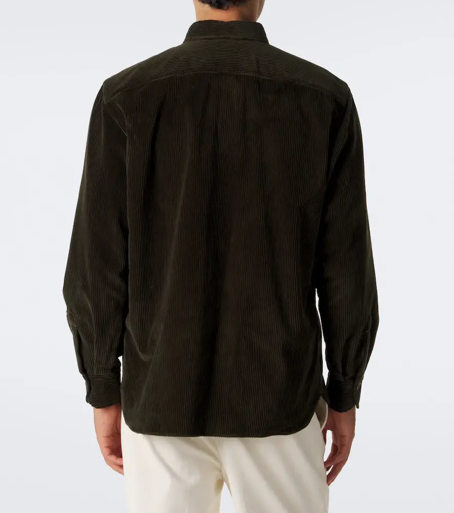 Rubinacci Cotton corduroy overshirt | Thumbnail 6 Rubinacci Cotton corduroy overshirt | Thumbnail 6