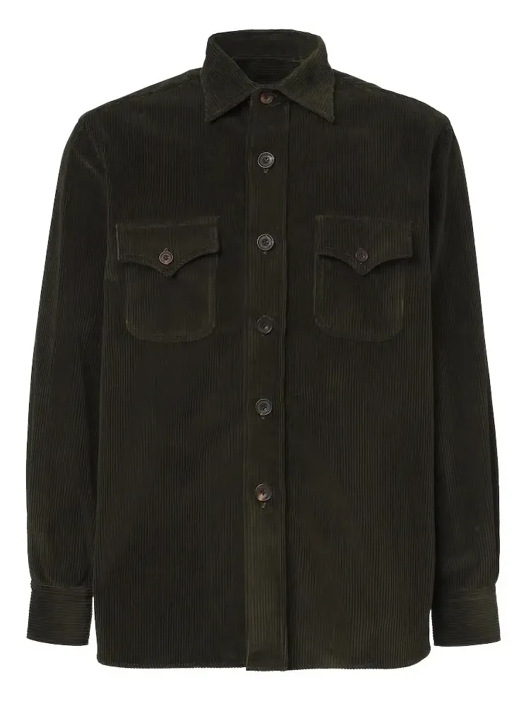 Rubinacci Cotton corduroy overshirt