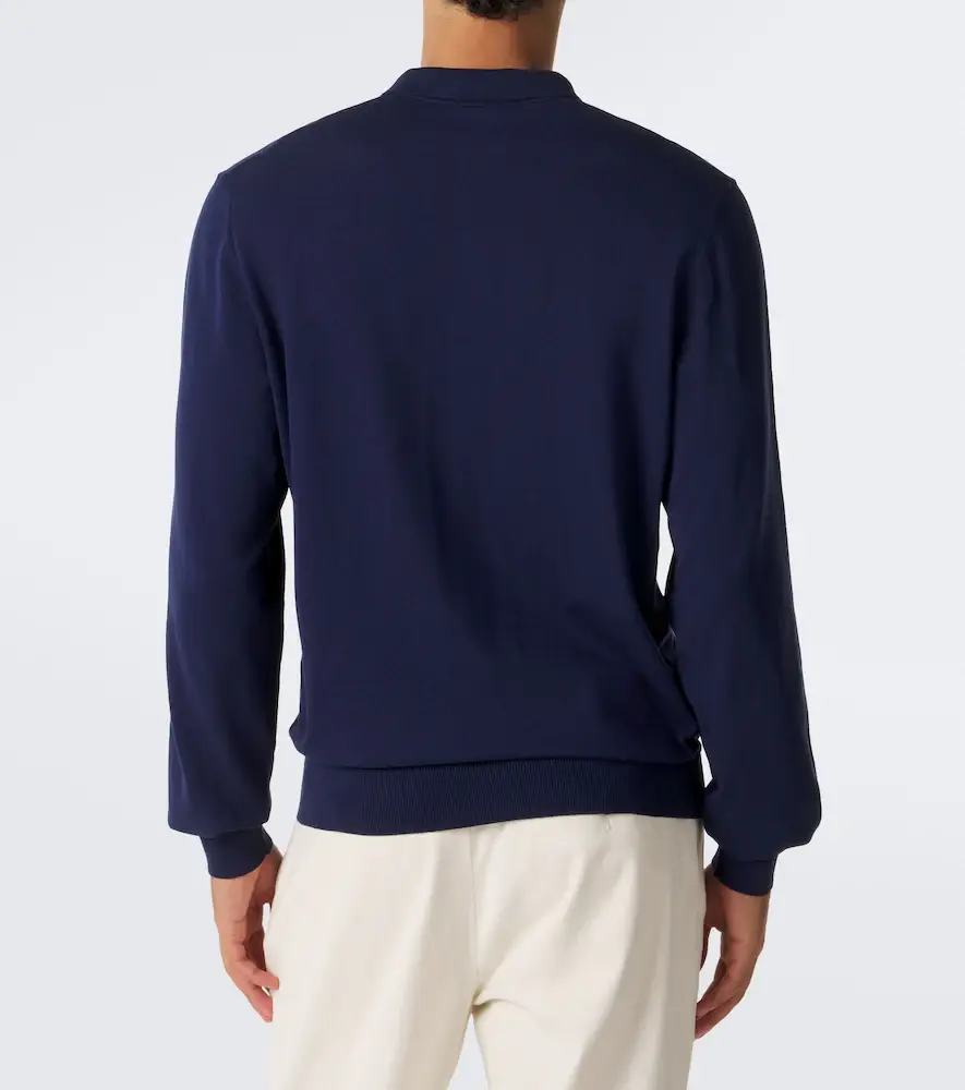 Rubinacci Cotton polo sweater | Thumbnail 5 Rubinacci Cotton polo sweater | Thumbnail 5