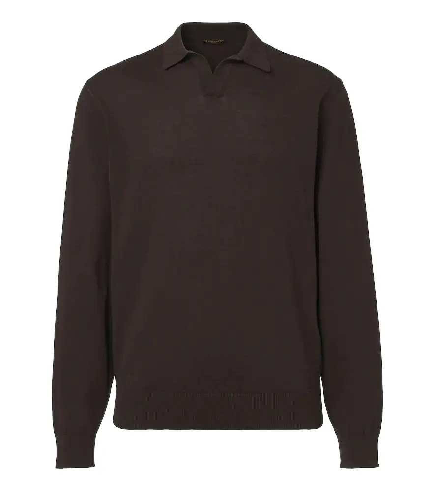 Rubinacci Cotton polo sweater | Image 1 Rubinacci Cotton polo sweater | Image 1