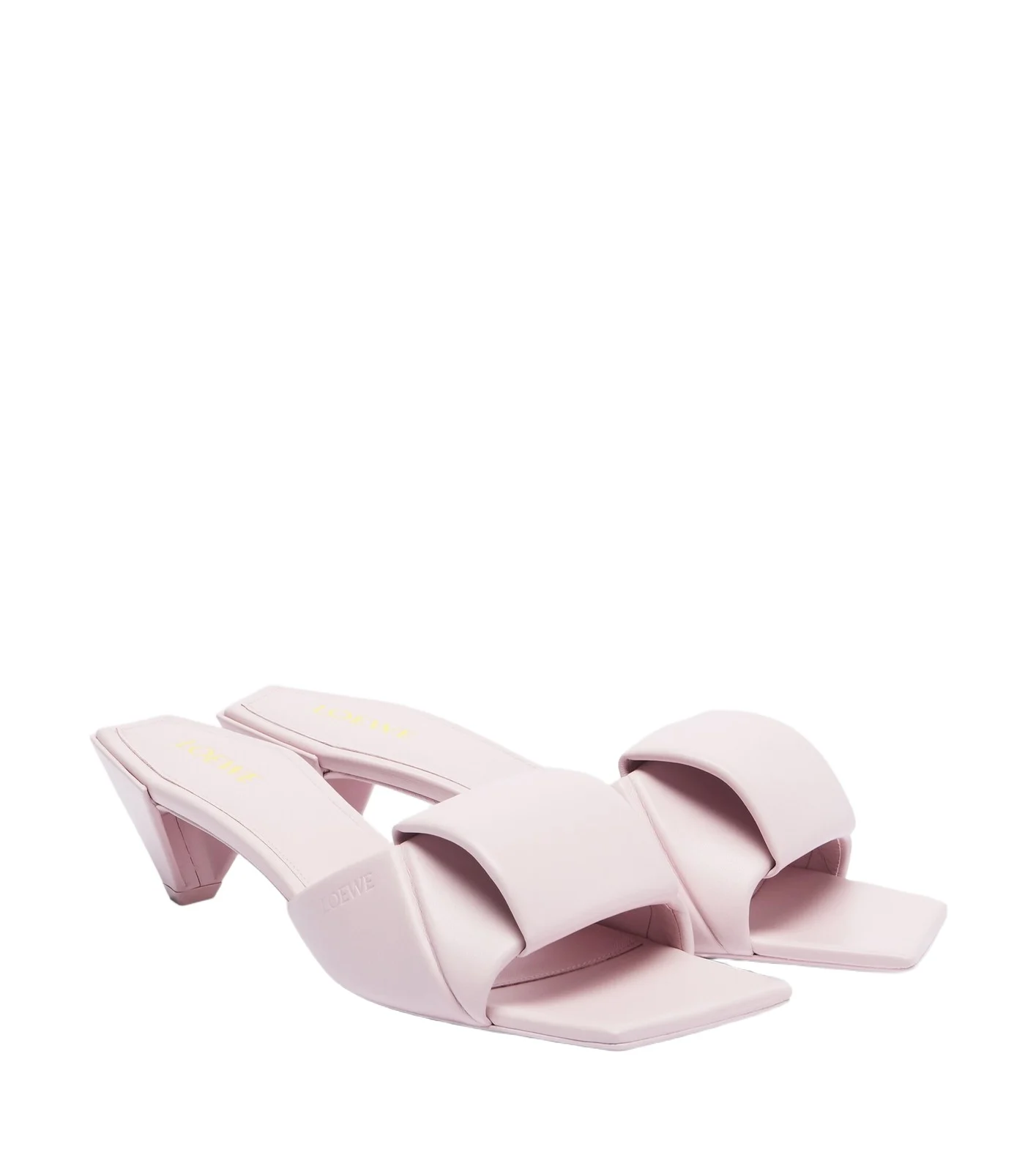 Loewe Origami leather mules