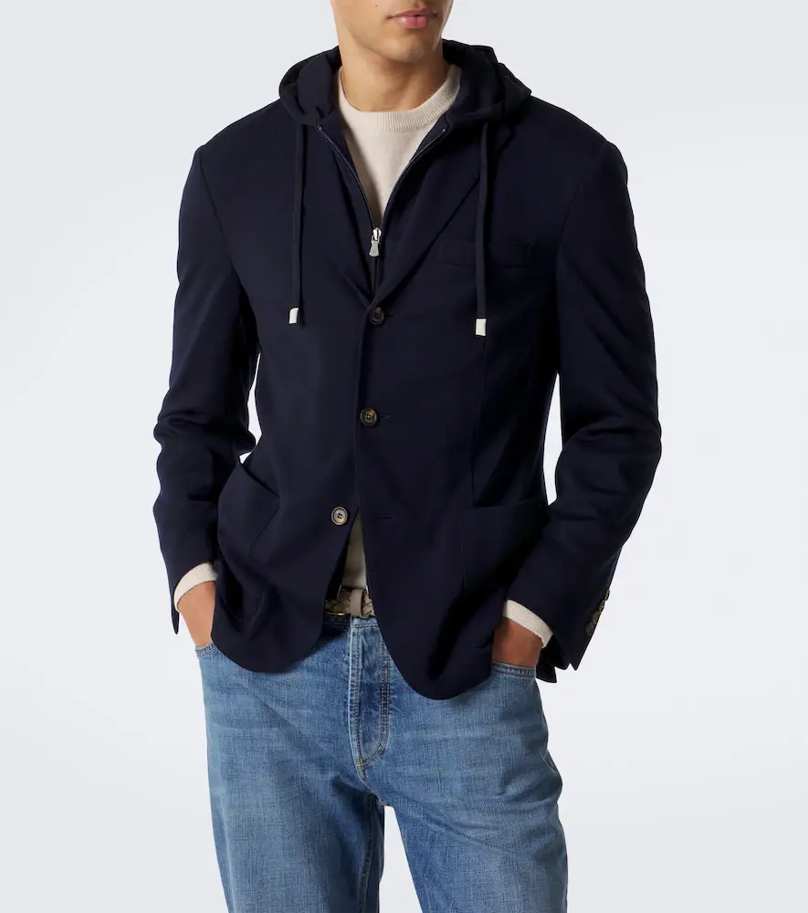 ELEVENTY Hooded layered wool blazer | Thumbnail 3 ELEVENTY Hooded layered wool blazer | Thumbnail 3