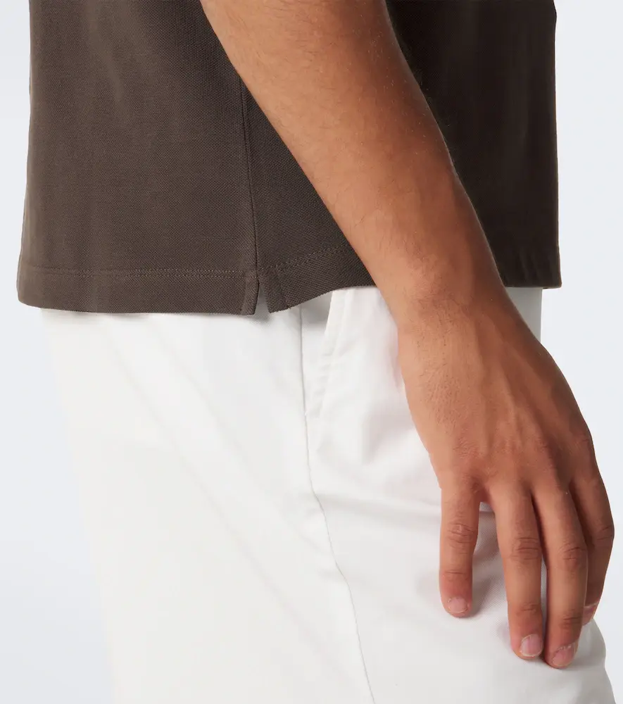 Brunello Cucinelli Logo cotton piqué polo shirt | Thumbnail 4 Brunello Cucinelli Logo cotton piqué polo shirt | Thumbnail 4