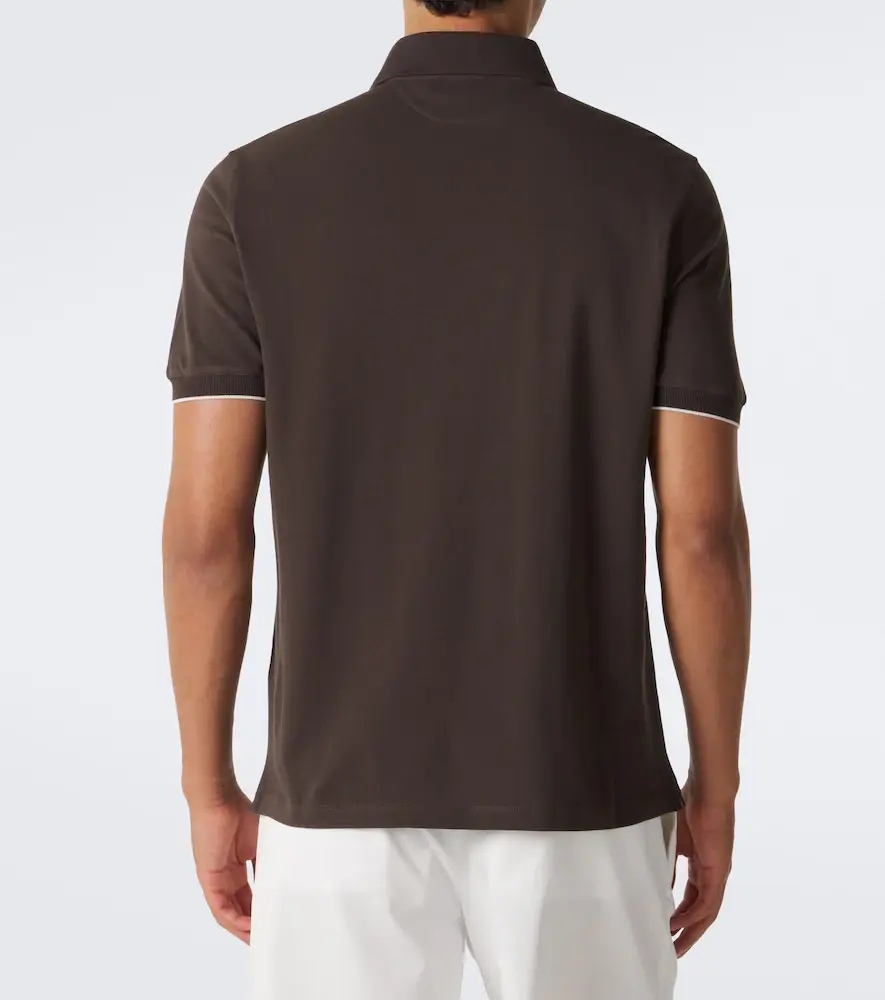 Brunello Cucinelli Logo cotton piqué polo shirt | Thumbnail 5 Brunello Cucinelli Logo cotton piqué polo shirt | Thumbnail 5