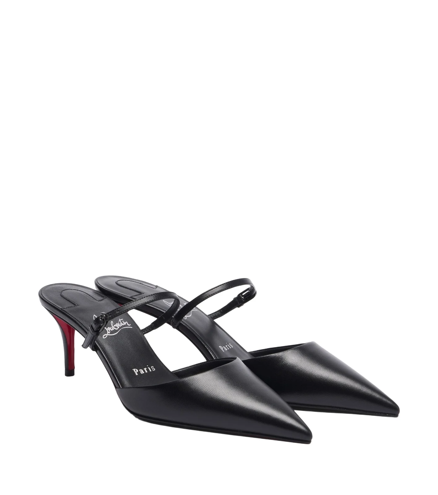Milena leather mules Milena leather mules