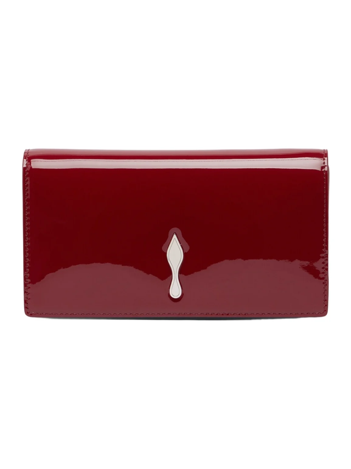 Bettina patent leather clutch
