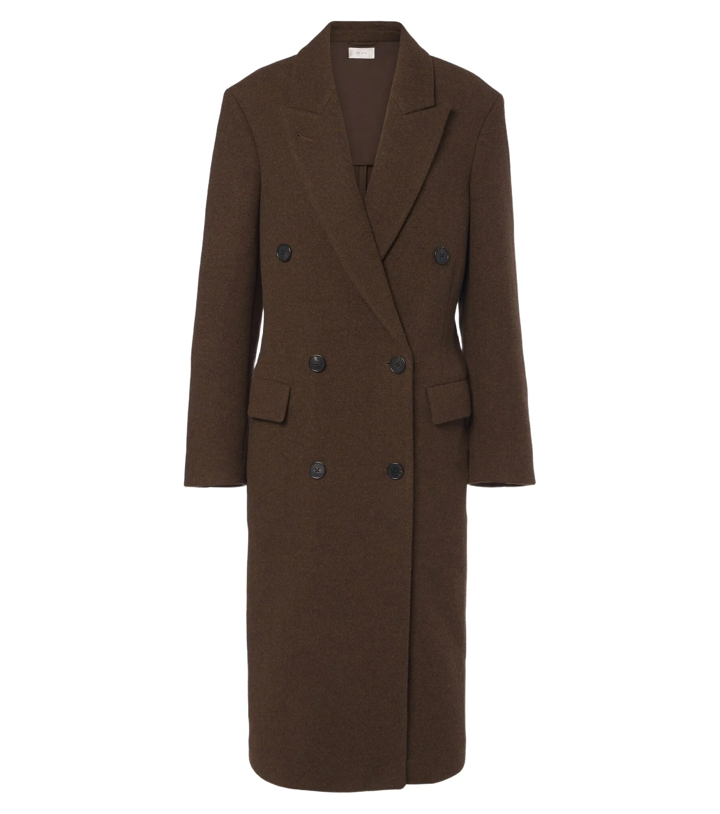 Bamira double-breasted virgin wool coat