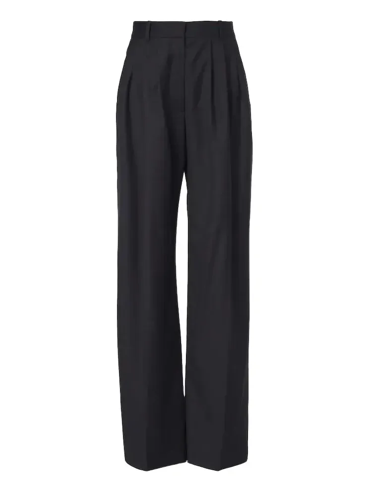 Daniela virgin wool wide-leg pants