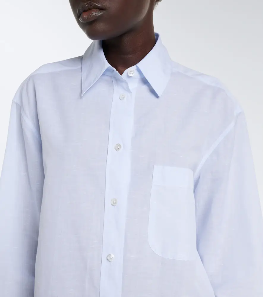 The Row Gavina cotton chambray shirt | Thumbnail 4 The Row Gavina cotton chambray shirt | Thumbnail 4