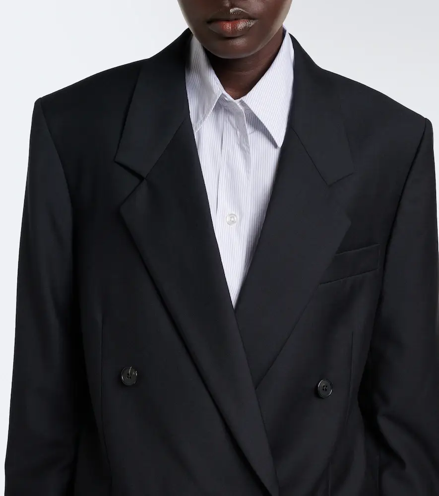 The Row Isani double-breasted virgin wool blazer | Thumbnail 2 The Row Isani double-breasted virgin wool blazer | Thumbnail 2