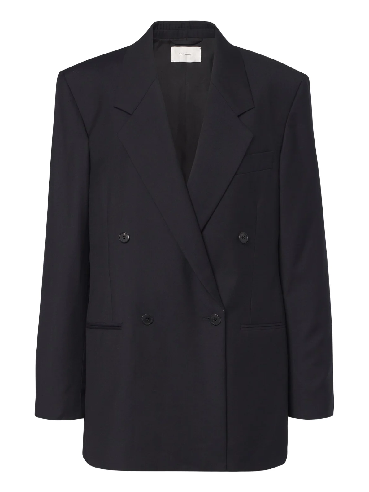 The Row Isani double-breasted virgin wool blazer