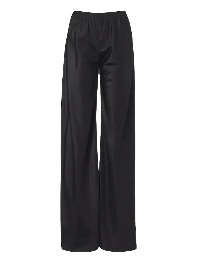 Gala silk taffeta wide-leg pants Gala silk taffeta wide-leg pants