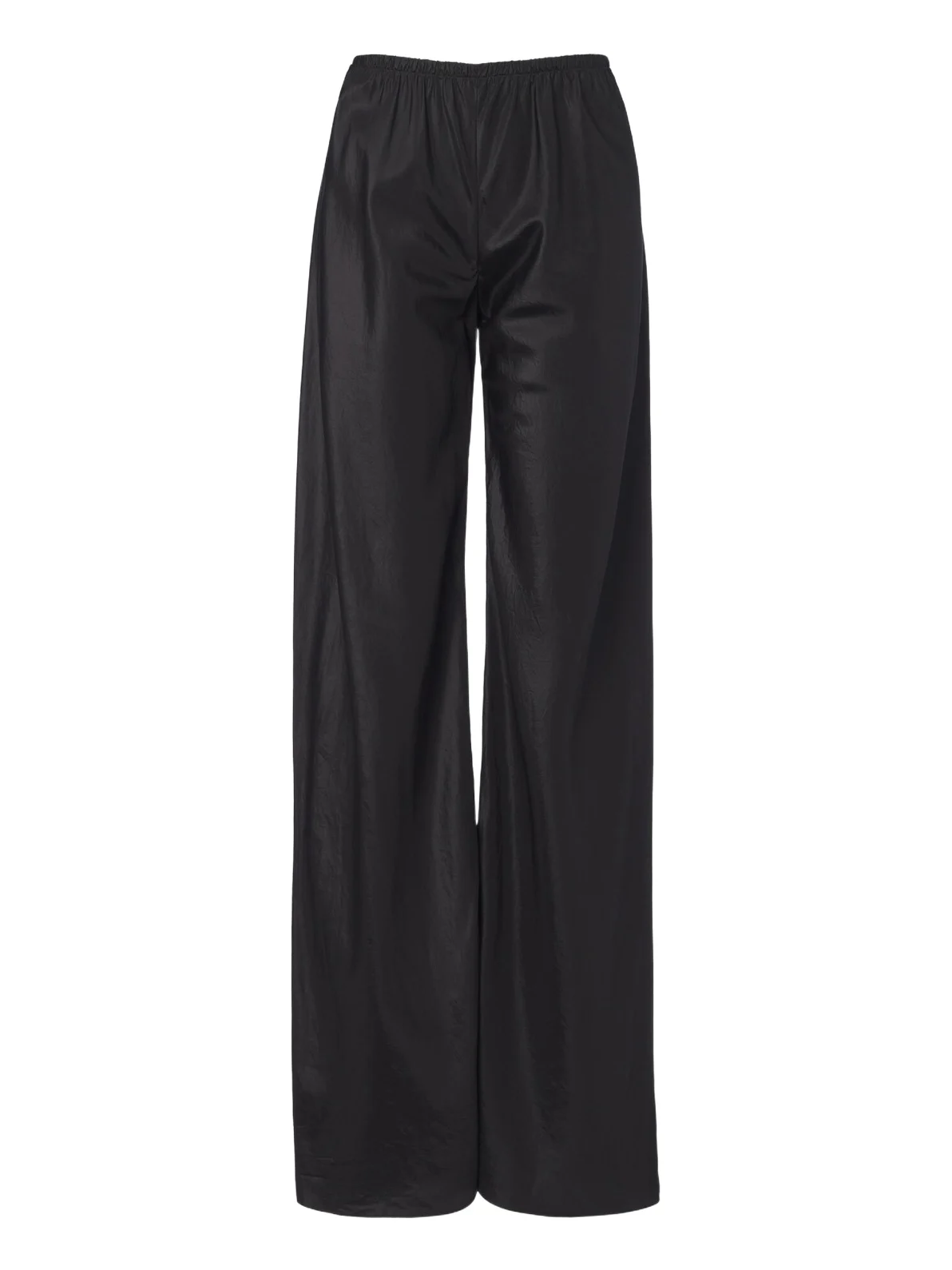Gala silk taffeta wide-leg pants