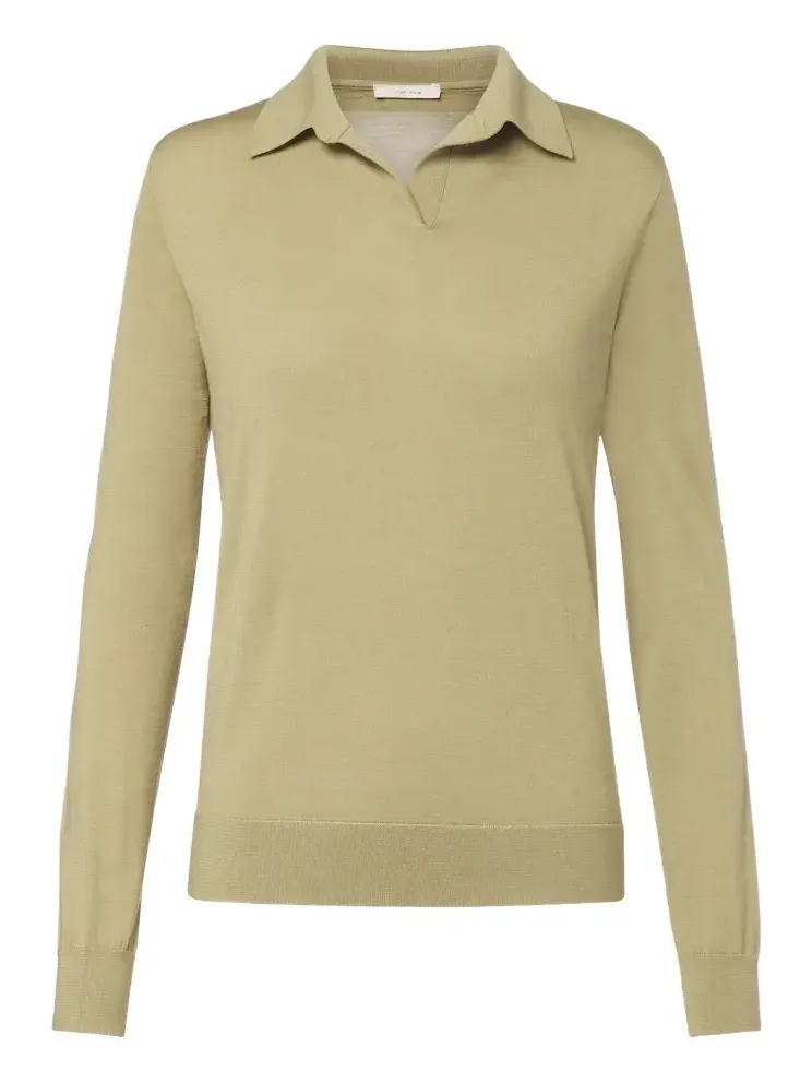 Pauli wool and silk polo sweater Pauli wool and silk polo sweater