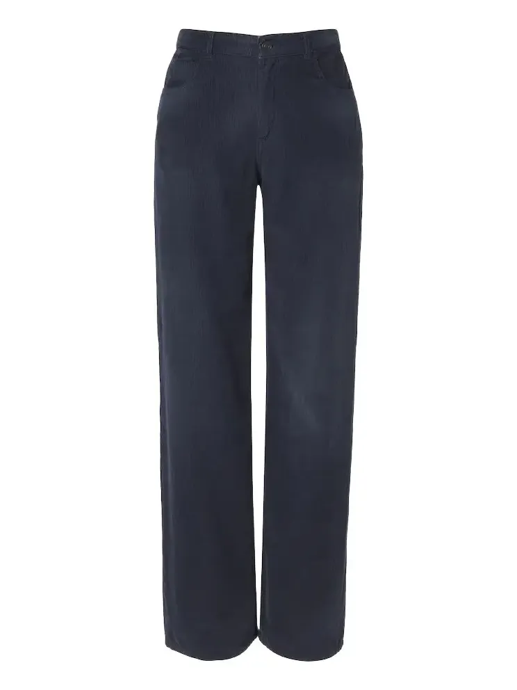 Eglitta cotton corduroy wide-leg pants Eglitta cotton corduroy wide-leg pants