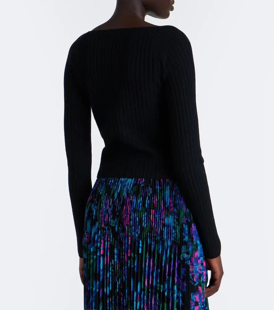 Gucci Ribbed-knit wool and cashmere sweater | Thumbnail 3 Gucci Ribbed-knit wool and cashmere sweater | Thumbnail 3