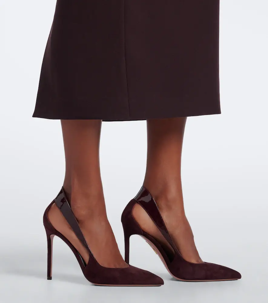 Aquazzura Dangerous Liaisons suede pumps | Thumbnail 5 Aquazzura Dangerous Liaisons suede pumps | Thumbnail 5