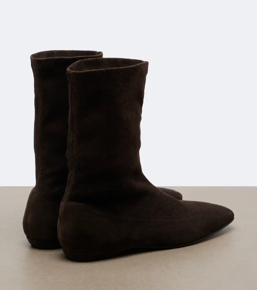 The Row Cindy suede ankle boots | Thumbnail 2 The Row Cindy suede ankle boots | Thumbnail 2