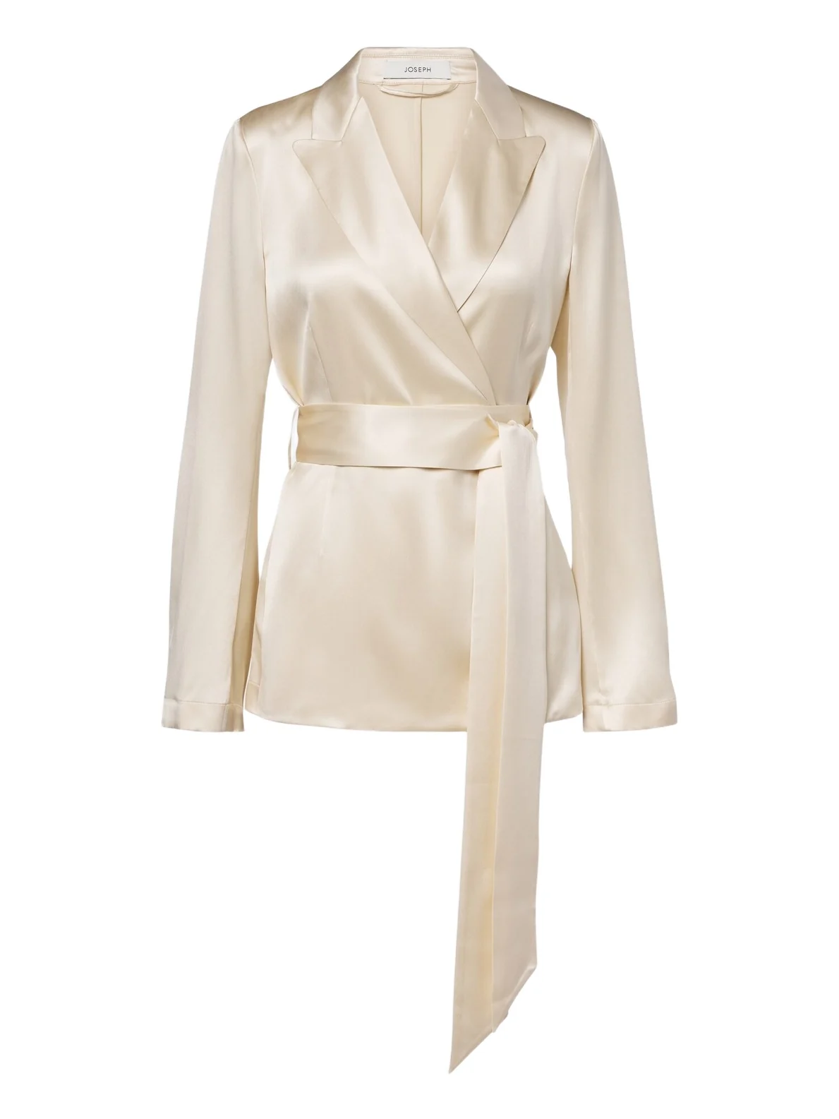 Joseph Archer belted silk satin jacket