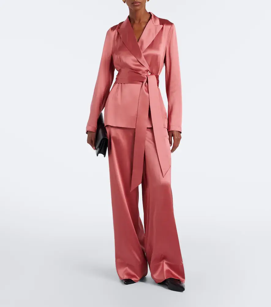 Joseph Archer belted silk satin jacket | Thumbnail 5 Joseph Archer belted silk satin jacket | Thumbnail 5
