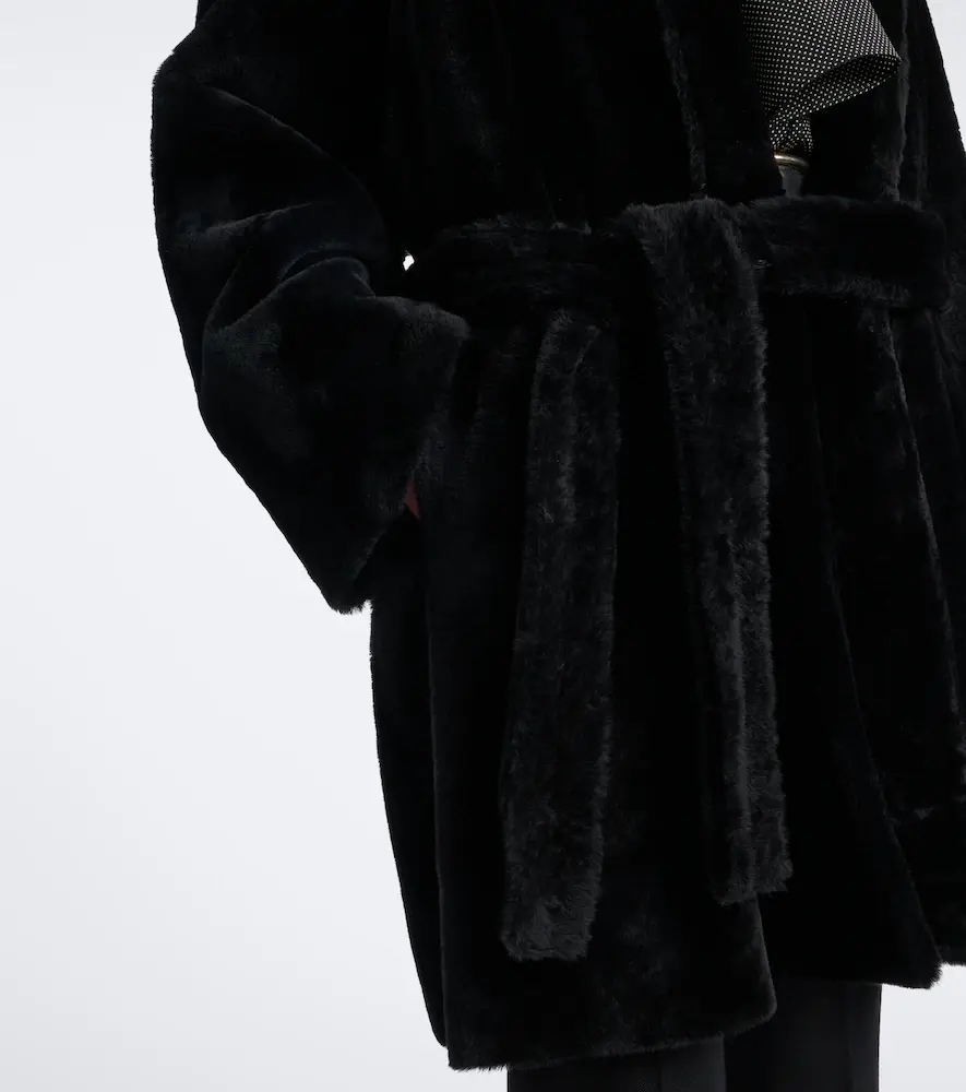 Nour Hammour Raquel shearling coat | Thumbnail 3 Nour Hammour Raquel shearling coat | Thumbnail 3