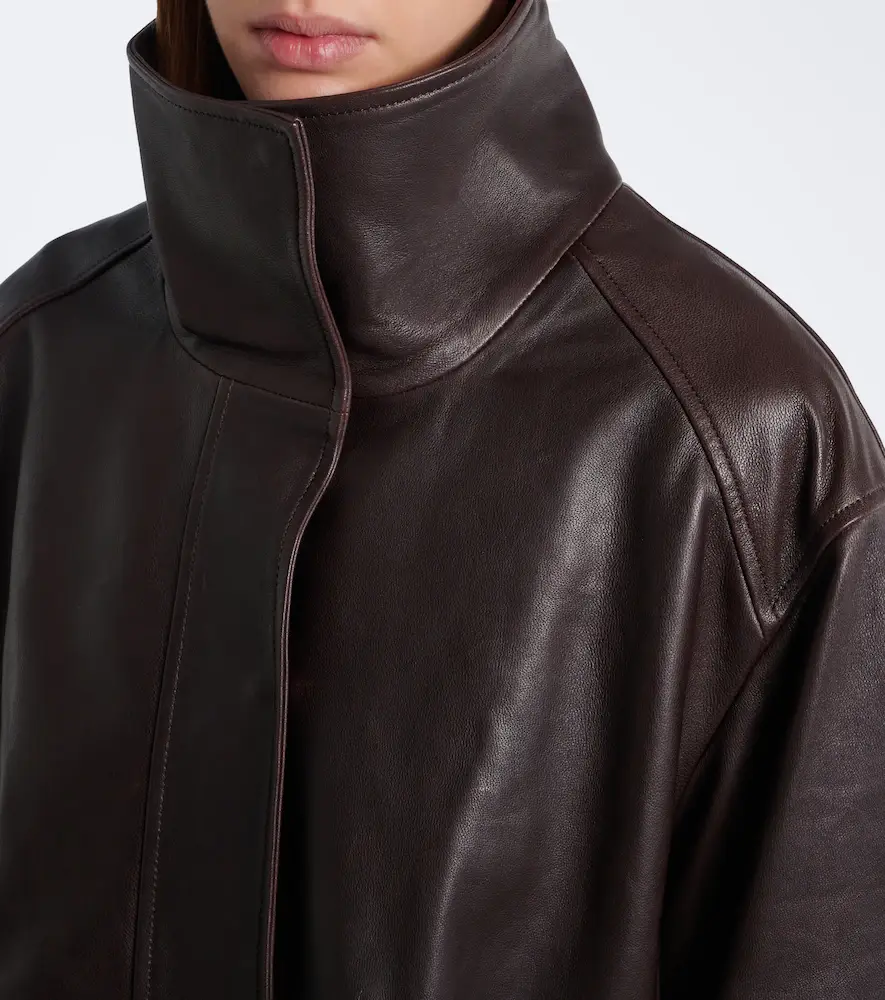 Nour Hammour Lowen leather jacket | Thumbnail 2 Nour Hammour Lowen leather jacket | Thumbnail 2