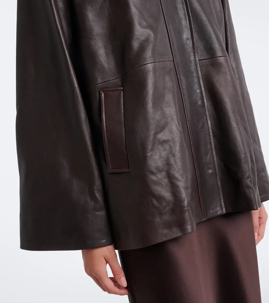 Nour Hammour Lowen leather jacket | Thumbnail 5 Nour Hammour Lowen leather jacket | Thumbnail 5