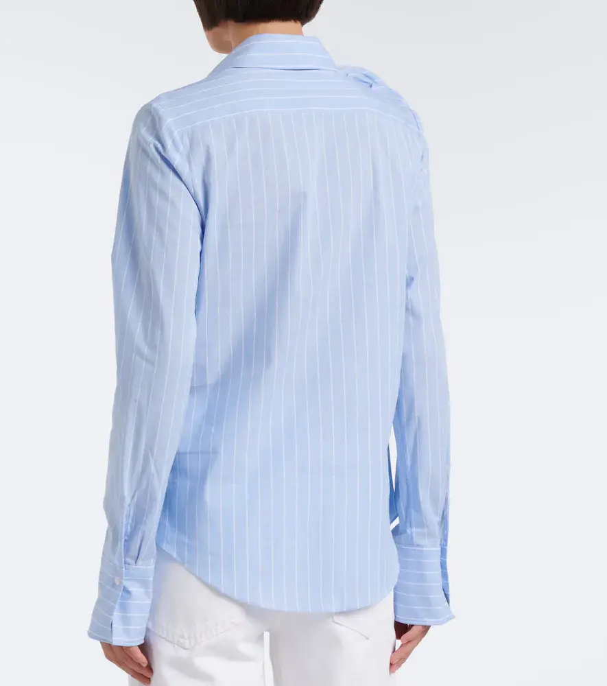 Dorothee Schumacher Striped Power floral-appliqué cotton-blend shirt | Thumbnail 5 Dorothee Schumacher Striped Power floral-appliqué cotton-blend shirt | Thumbnail 5