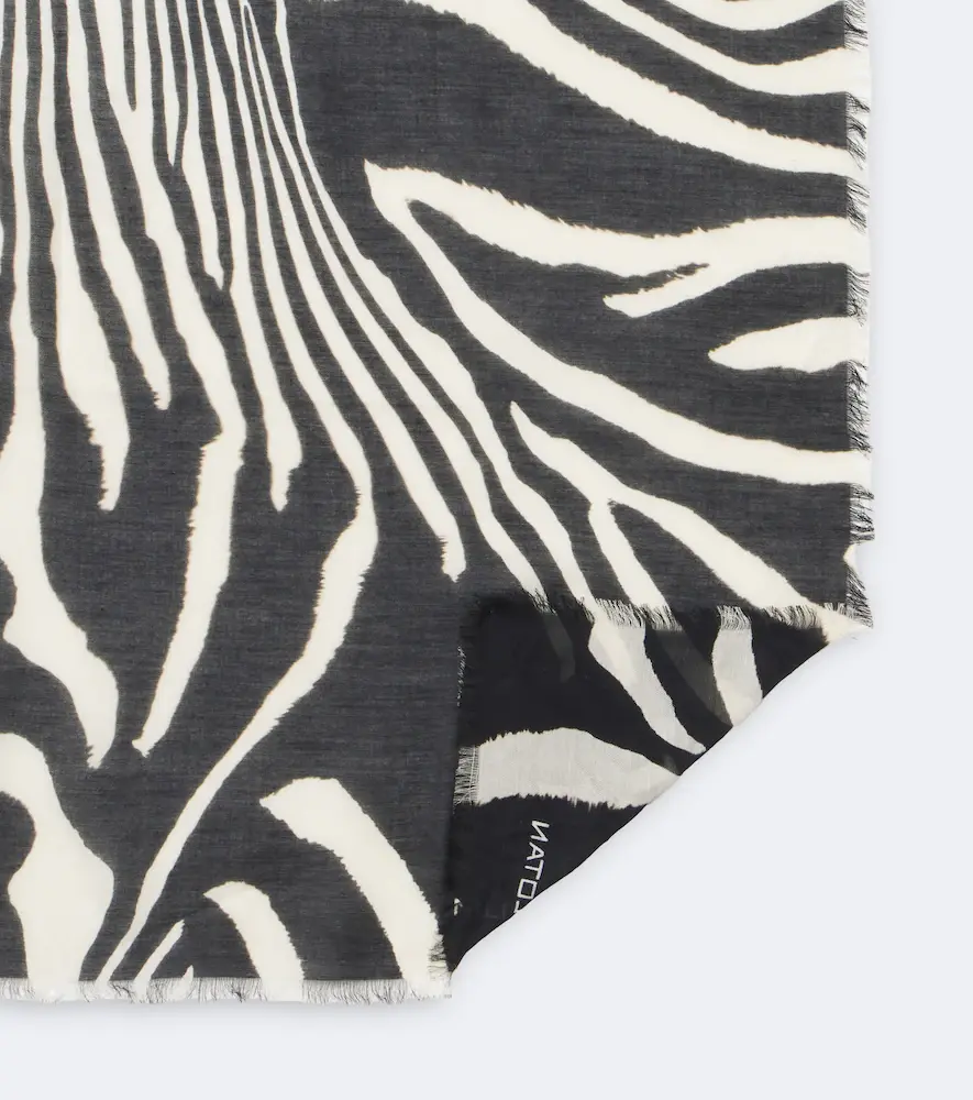 Nili Lotan Zebra-print scarf | Thumbnail 2