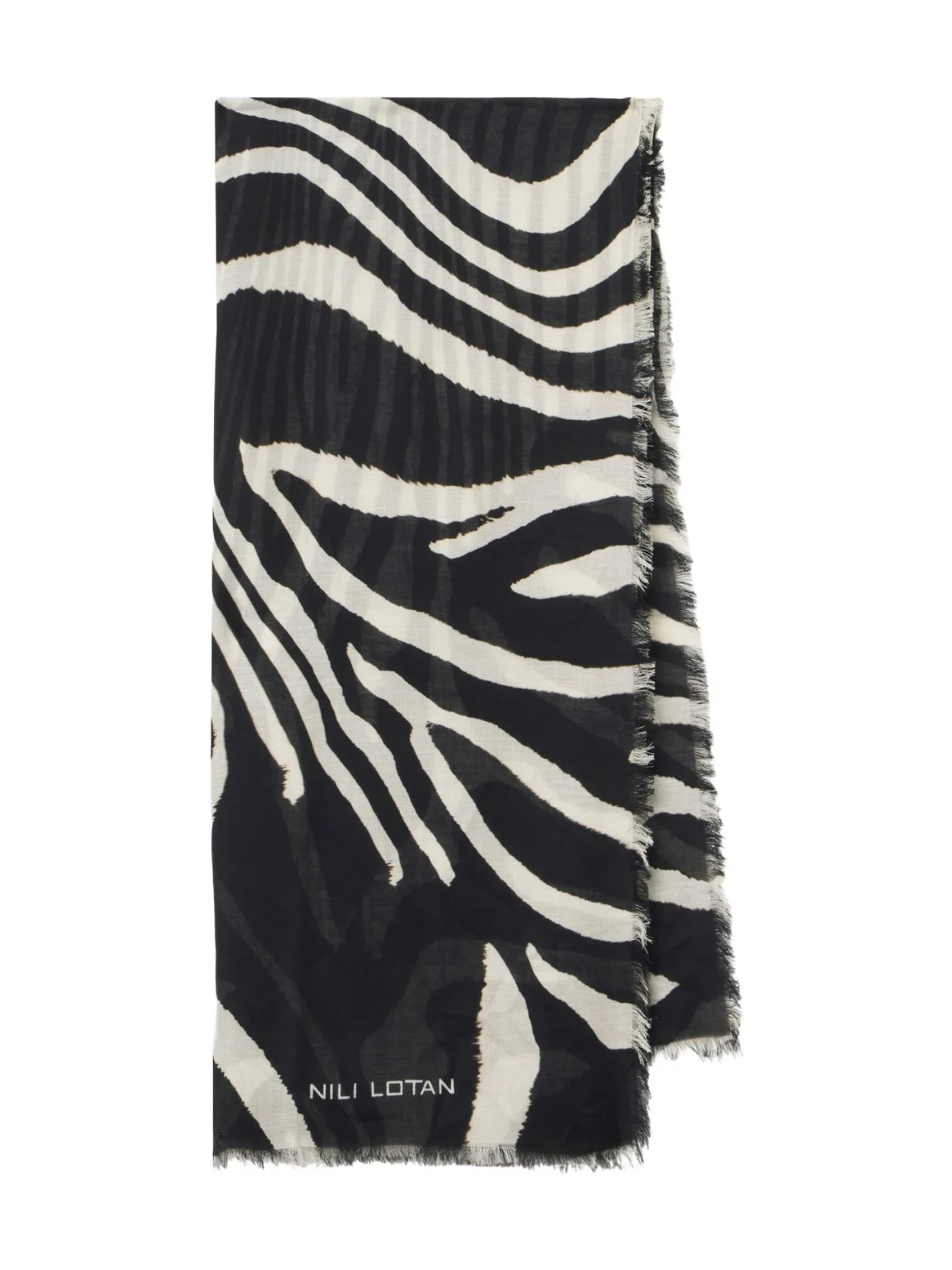 Nili Lotan Zebra-print scarf