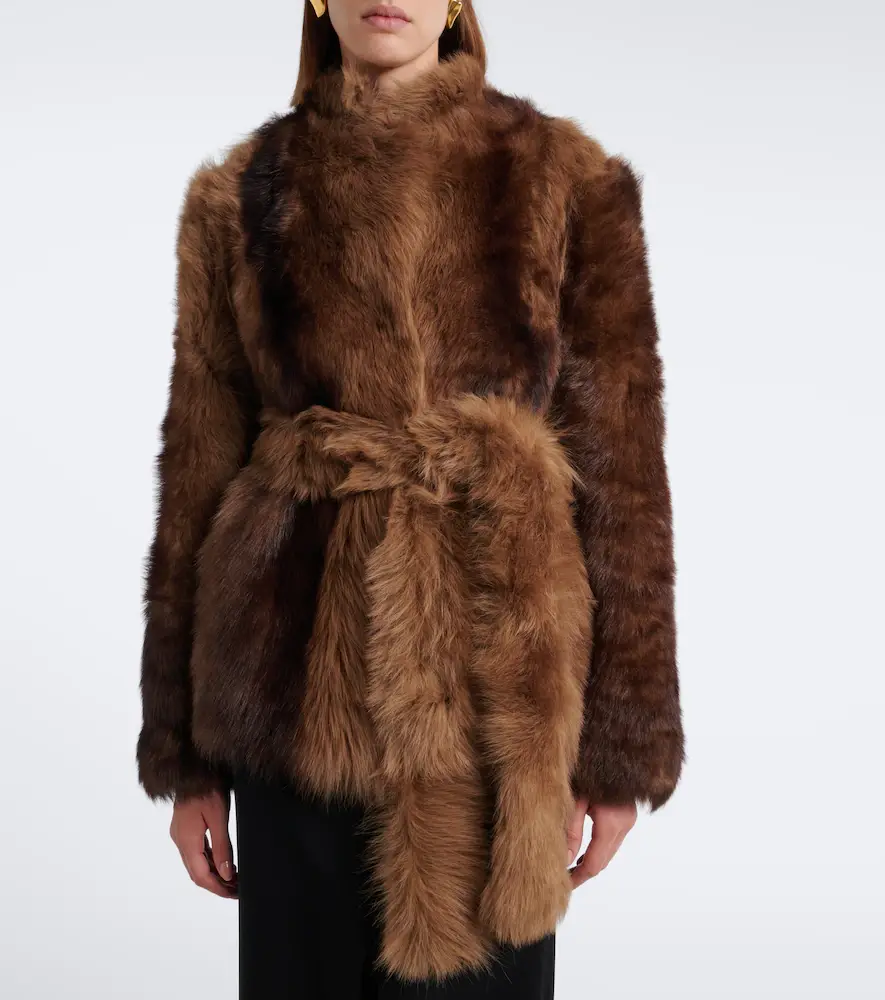 Nour Hammour Elsa shearling jacket | Thumbnail 2 Nour Hammour Elsa shearling jacket | Thumbnail 2