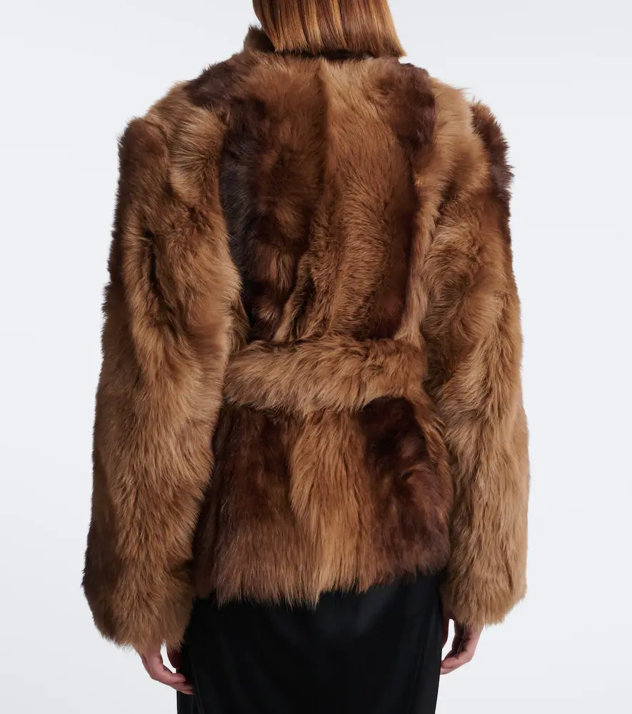Nour Hammour Elsa shearling jacket | Thumbnail 4 Nour Hammour Elsa shearling jacket | Thumbnail 4