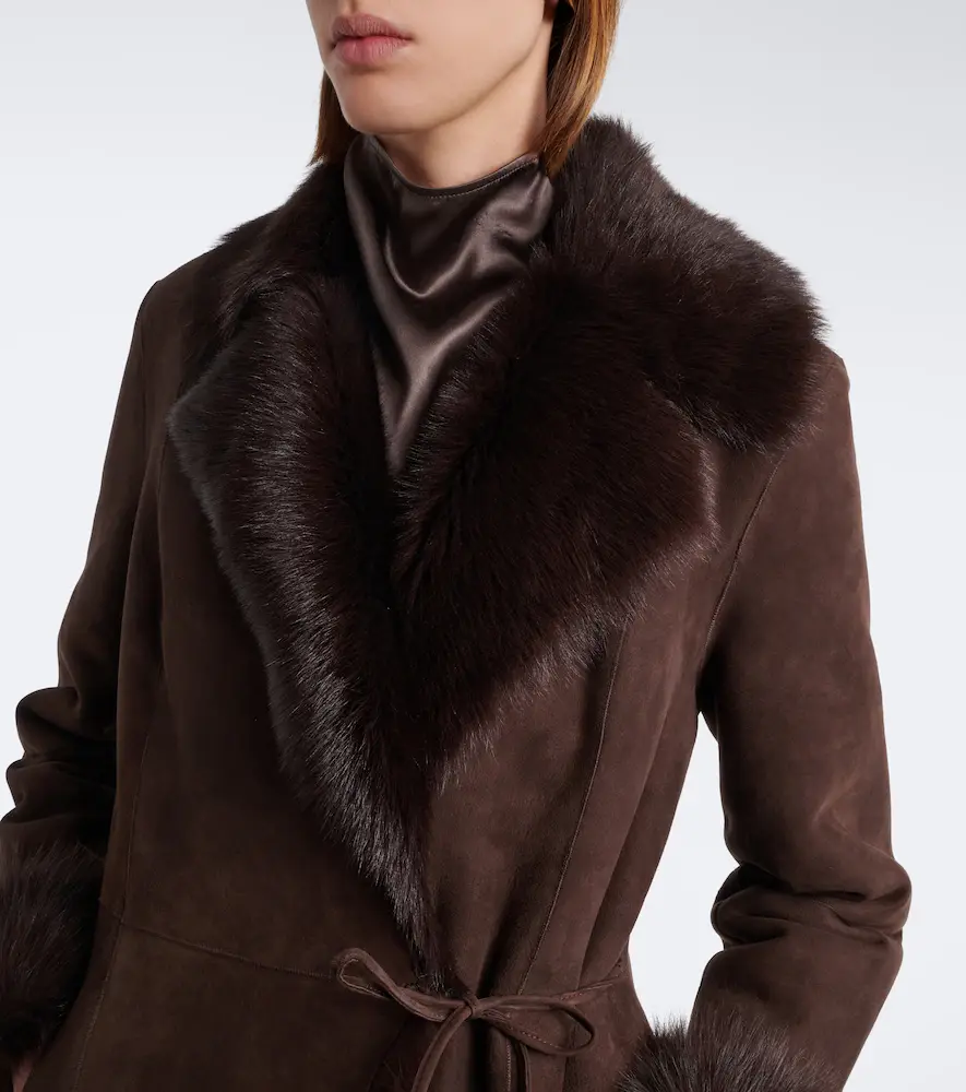 Nour Hammour Joni shearling jacket | Thumbnail 3
