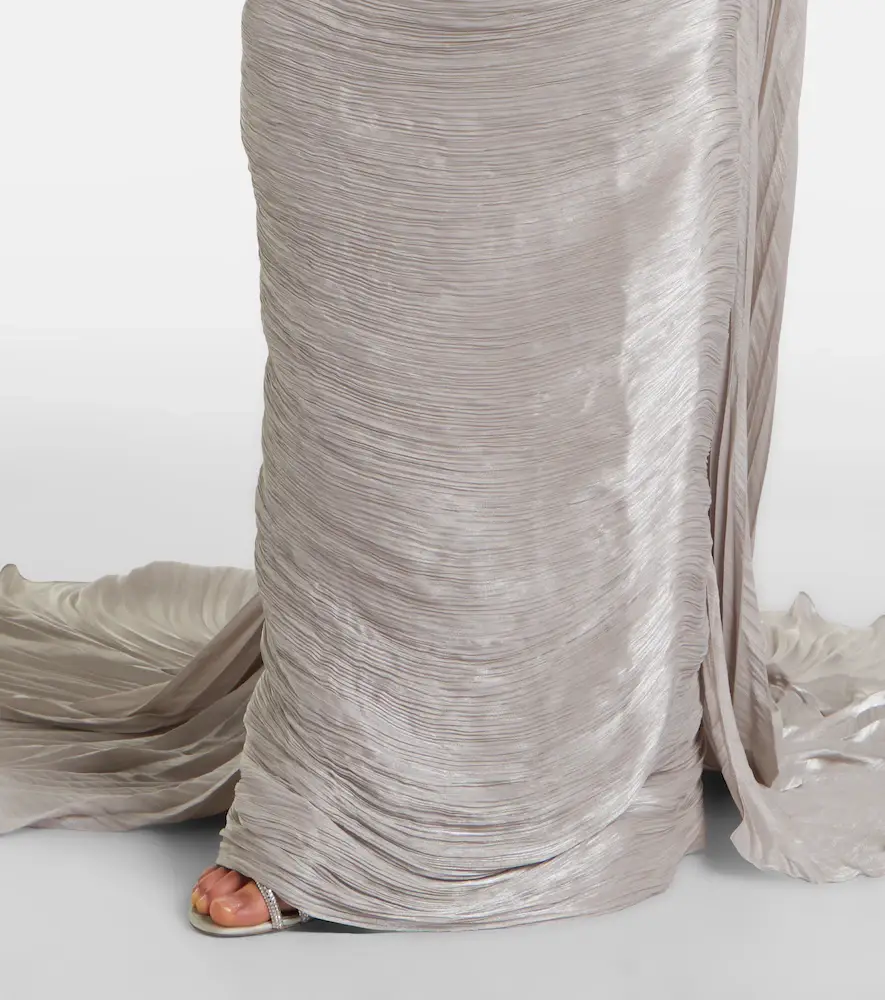 Marmar Halim Off-shoulder pleated bustier gown | Thumbnail 7 Marmar Halim Off-shoulder pleated bustier gown | Thumbnail 7